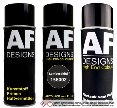 Kunststoff Spraydose für Lamborghini 158002 Black Rage Metallic Stoßstange
