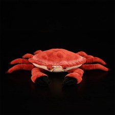 Simulation Crab 22cm Plush Toy Stuffed Sea Animal Education Doll Toy
