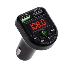 BTE5 Car MP3 Player Bluetooth FM Transmitter Car USB Charging-Port 12-24V NEW 