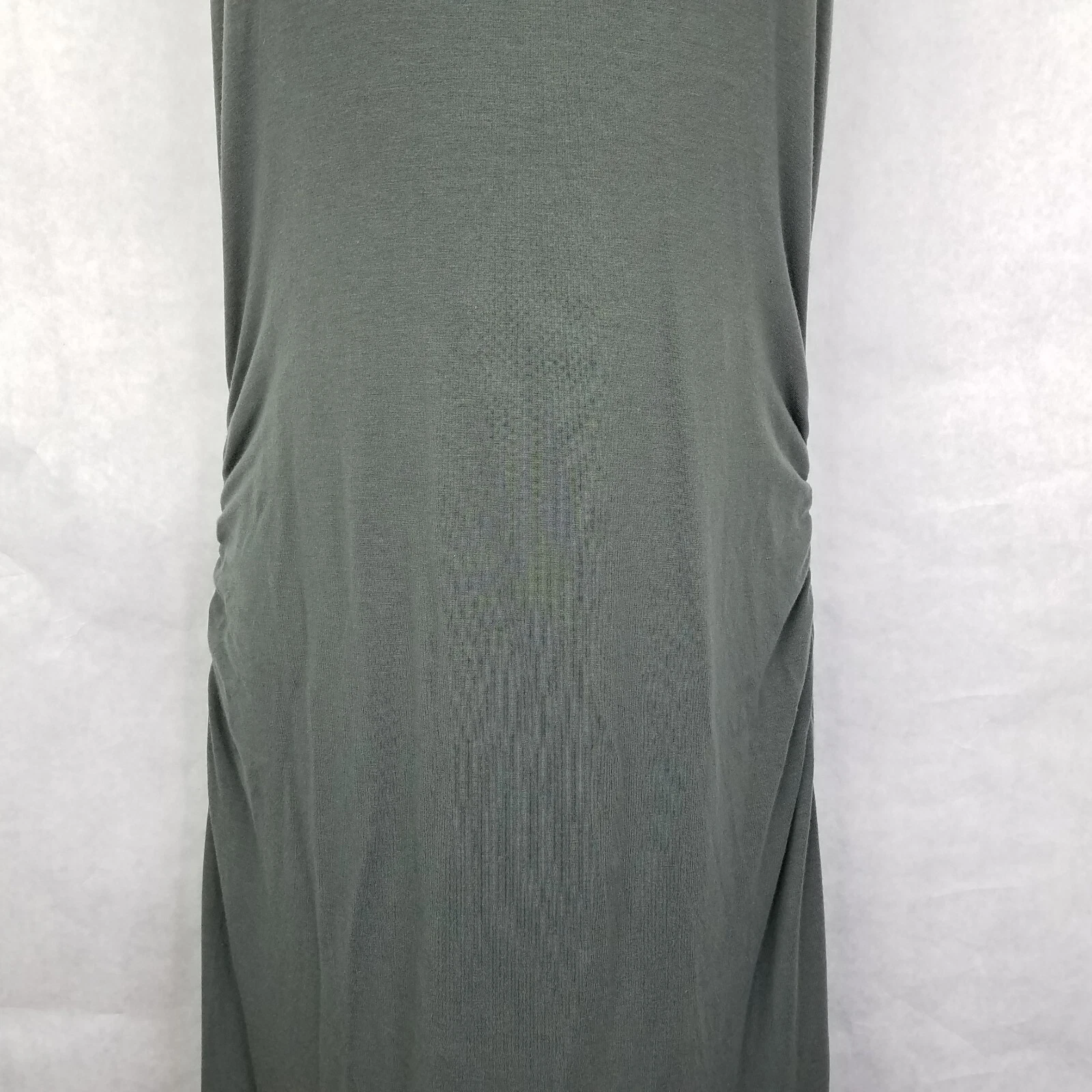 athleta serenity t-strap racerback ruched side maxi stretch flaw 