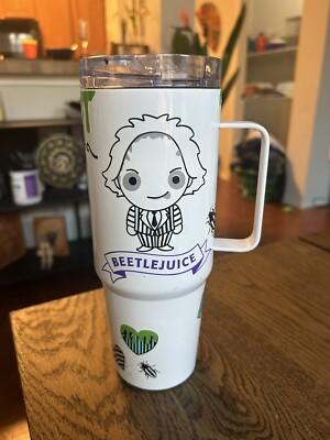 Beetlejuice Themed Custom Tumbler 20 Oz