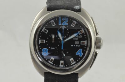 LOCMAN MARE QUARZ CHRONO 40MM REF. 130 VINTAGE SCHÖNER ZUSTAND ARMBANDUHR RAR