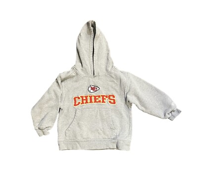 Authentic NFL Y2K Kids XS Kansas City Chiefs Hoodie Gray