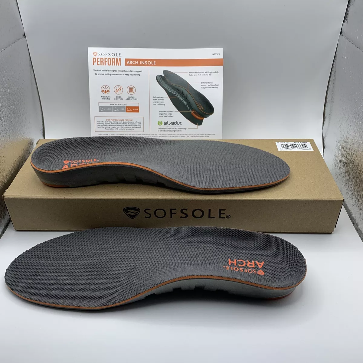 Sof sole shop shoe inserts