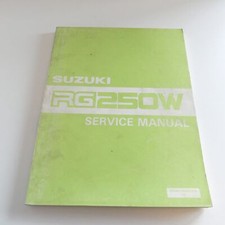 Original Suzuki RG 250 W manual workshop manual service workshop manual
