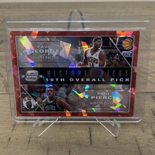 2019-20 Contenders Optic Historic Picks Red Cracked Ice Paul George Paul Pierce
