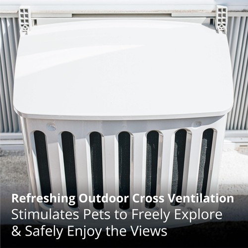 VistaLoo Window Cat Litter Box, Catio & Perch Bundle-Litter Odor Eliminator-R... - Picture 4 of 8