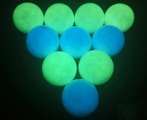 50MM Green/Blue Luminous Quartz Crystal Sphere Ball Glow In The Dark Stone+stand - Bild 6 von 6