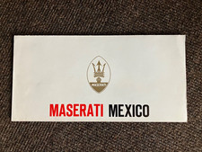 MASERATI MEXICO BROCHURE 1969 - V.RARE
