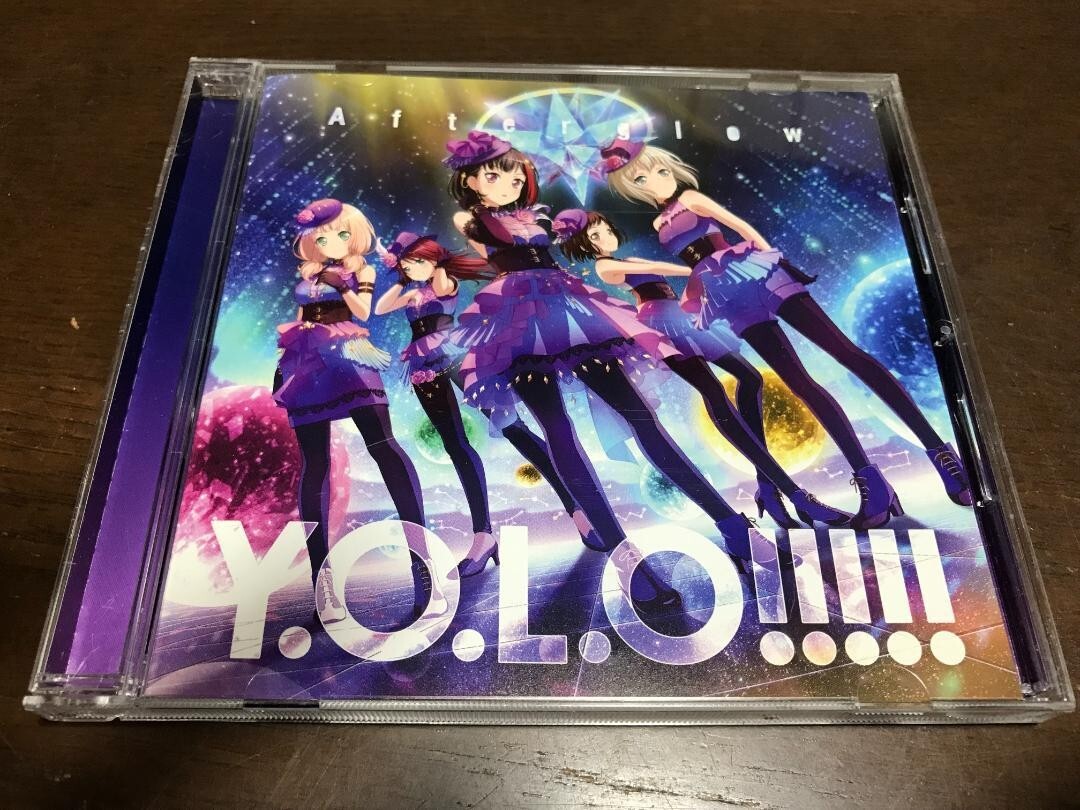 Japanese anime BanG Dream! CD Afterglow / Y.O.L.O!!!!!
