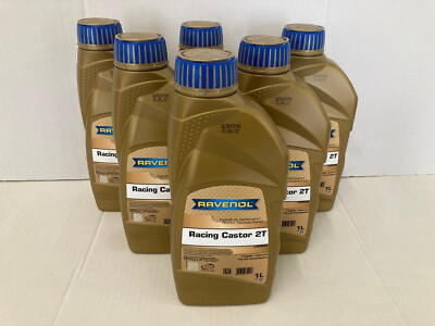 29,40 /l Ravenol Racing Castor 2T 6 L Rizinus Racingöl für Methanol / Ethanol