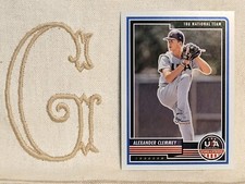 Alexander Clemmey, Guardians/Nationals, 2023 Panini Stars & Stripes #43🇬