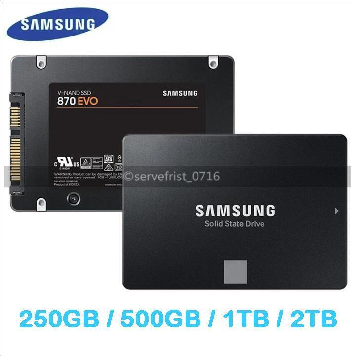 SAMSUNG SSD 870 EVO 2TB 1TB 500GB 250GB 2.5