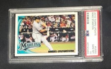 2010 TOPPS UPDATE #US 50 GIANCARLO STANTON PSA GEM MINT 10 PRISTINE 2017 MVP 
