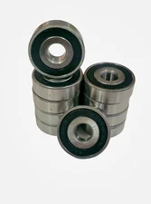 99502H Ball Bearing Rubber Sealed 7/16"x1-3/8"x7/16" (10Pcs)