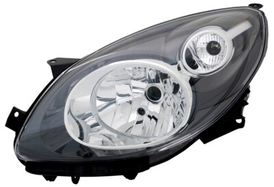 Scheinwerfer links für Renault Twingo 2 CN0 2007- Schwarz H4 elektr. LWR