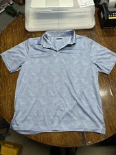 PGA Tour Pro Series Men's Golf Polo Shirt Size XL Blue
