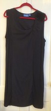 VERA WANG SimplyVera Sleeveless Black Dress Textured Embellishments Women's XL