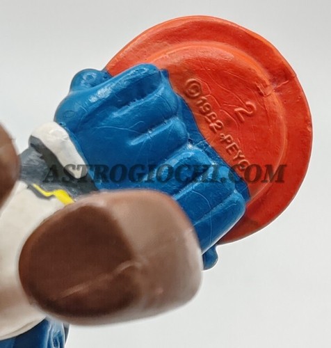 SMURF PUFFO RINGRAZIAMENTO 20177 SCHLEICH PEYO VINTAGE 1982 PUFFI PORTUGAL - Picture 6 of 6