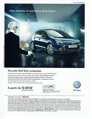 Werbung Advertising 058 2011 VW La Golf Style Karl Lgerfeld