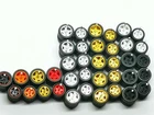 Hot Wheels 5 Star 10/ 12 mm 4 colors MIX Long Axle 1:64 Rubber Tires 19 Sets