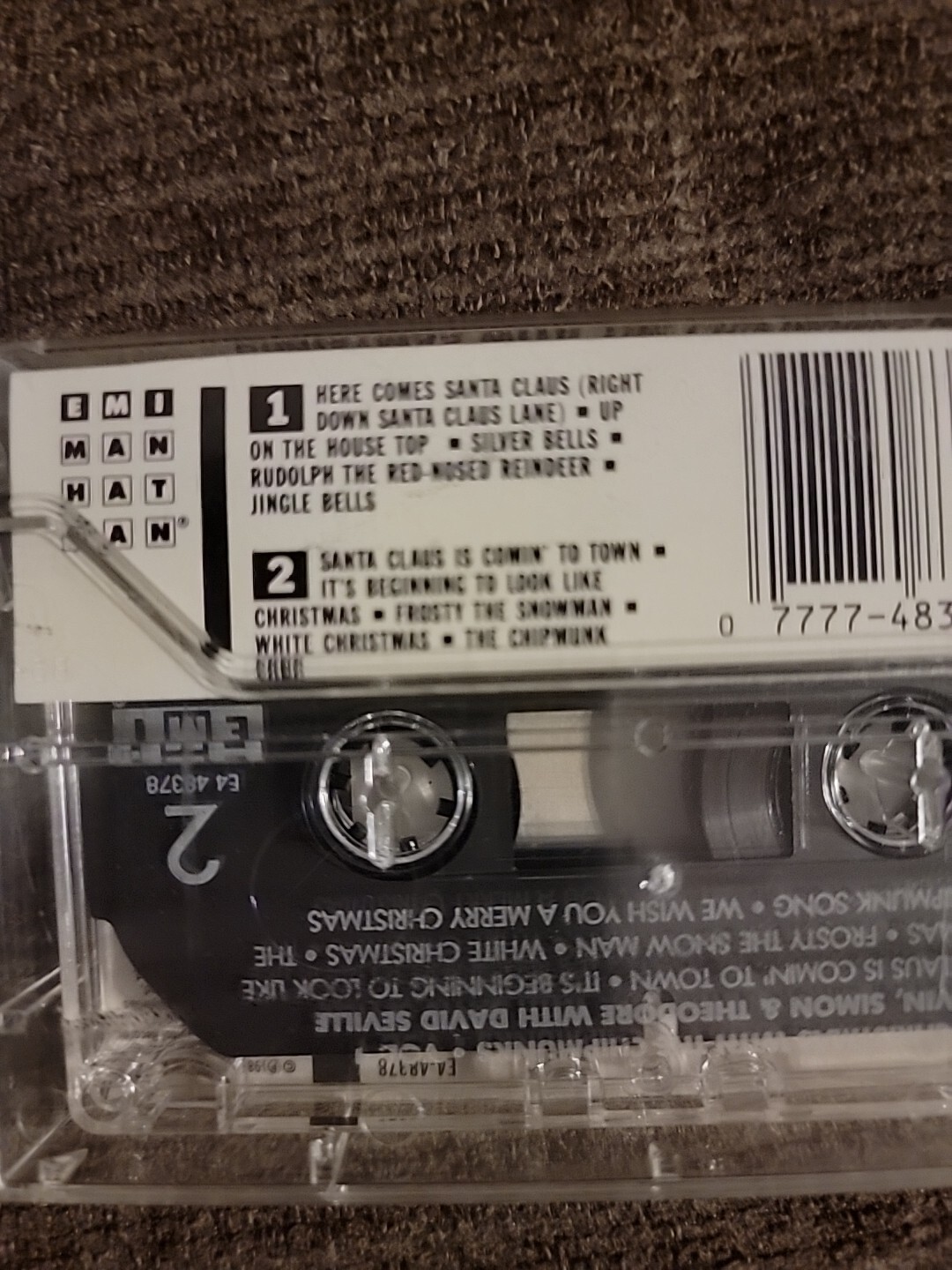 Christmas with The Chipmunks Cassette Alvin Simon Theodore eBay