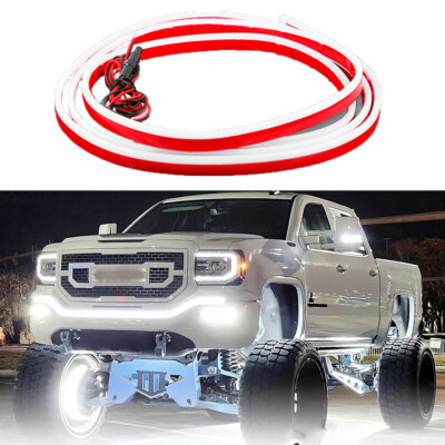 #ad #ad 71#x27;#x27;Car Scan Start Up Dynamic LED Hood Light Strip For GMC Sierra 1500 2500 3500 $23.08