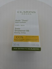 Clarins Huile Treatment Oil, 1 oz / 30ml Firming Toning Essential Naturally New
