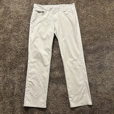 Peter Millar EB66 Pants Men's 34x34 Golf Flex Preppy Performance beige 5 Pocket