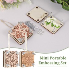Mini Flower Press Kit 2 Pcs Portable Metal Plant Preservation DIY