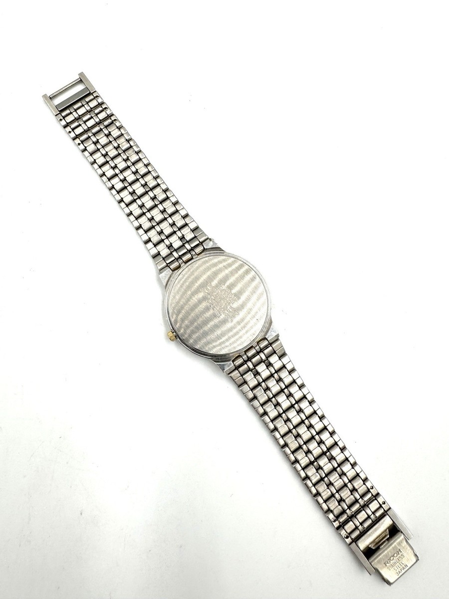 RICOH CHARVALE Quartz Watch 505521 GPDP 31mm From Japan -e356 | eBay