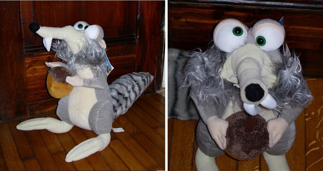 Eiszeit Scrat Eichhrnchen Plsch Gro 45cm Seltene Original Eis Age 10090₽