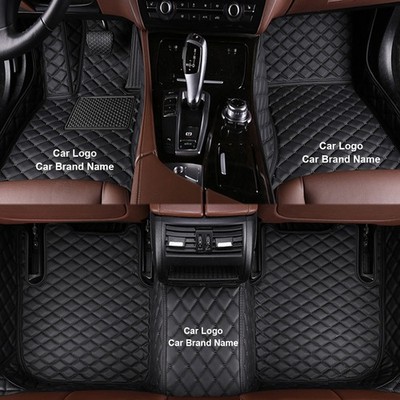 Logo+ Car Floor Mat for BMW 1 2 3 4 5 6 7 8 M Z4 X1 X2 X3 X4 X5 X6 X7 X8 Carpets