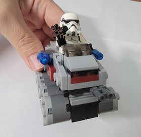 2 LEGO Star Wars Sets Microfighters Clone Turbo Tank + Resistance Trooper Pack