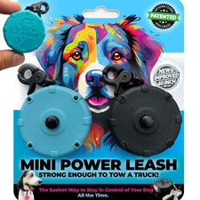 Safe & Easy Lightweight Heavy-Duty Wearable Mini Clip-On Adjustable Power Leash!