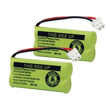 BT183342/BT283342 Cordless Phone Battery 2.4V 400mAh Ni-MH 2 PCS Pack