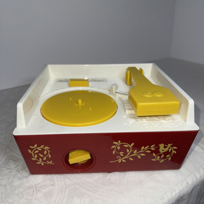 Fisher-Price Multicolor Portable Music Box Record Player Turntable