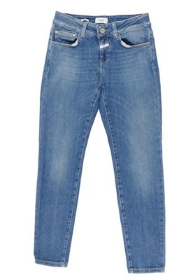 Closed Baker Damen Jeans W25 blau stonewashed gerade Denim
