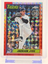 2025 Topps Chrome Update Jackson Jobe 35th Anniversary Geometric