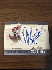 2010-11 SP Authentic Sign of the Times Auto Ray Bourque #SOT-RB Colorado
