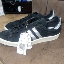 Size 11 - adidas Campus Black Metallic Silver GX7330