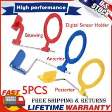 5Pcs Dental Sensor Holder X-Ray Aiming Ring Bitewing/Anterior/Posterior Arm Kit