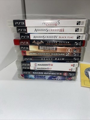 PlayStation 3 Games cleaned -You Pick& Choose Video Game Lot, Working, Cleaned