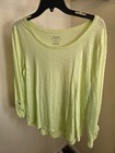 ESTATE #41W - Womens Clothes - Chicos Shirt Womens Size 1 Green