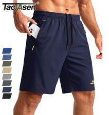 Men's Running Athletic Shorts 9" Quick Dry Workout Gym Shorts Summer Lightweight