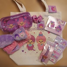 Monchhichi Character Goods Set 7pcs Includes Tote Bag, Accessories