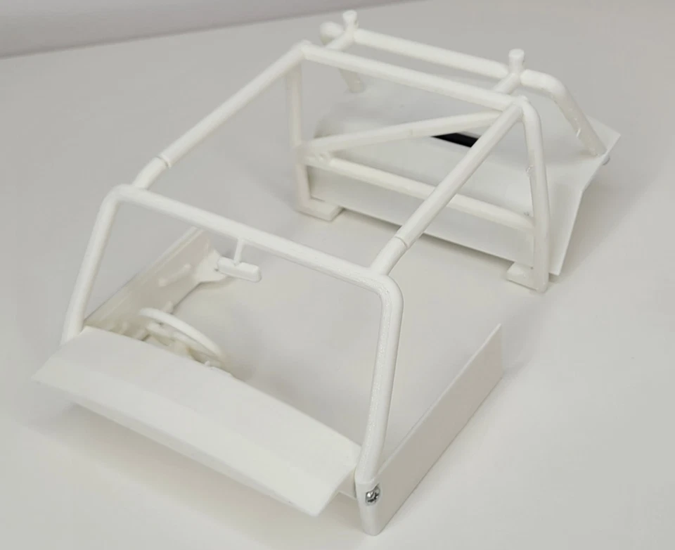 NEW 1/10 TAMIYA RC MB-01 Roll Cage Cockpit Dashboard Interior Rover Mini Cooper - Image 2 of 4