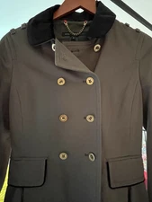 Marc by Marc Jacobs Green BLAIR WARLDOF Mid-Length Dress Coat GOSSIP GIRLS NWOT