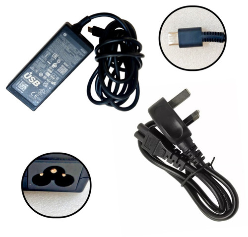 HP 45W TPN-DA15 15V 3.0A AC Adapter Netzteil Ladegerät für Laptops