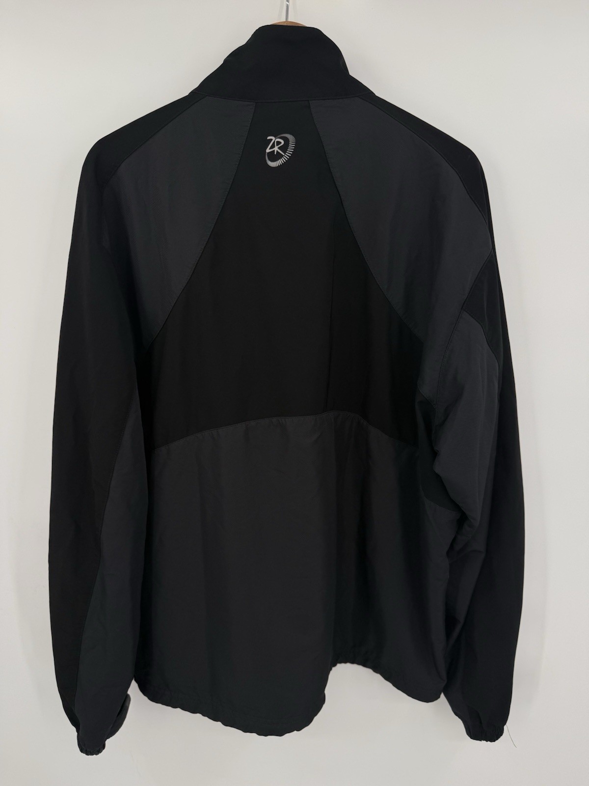 Zero Restriction 1/2 Zip Pullover Jacket Golf Black Windbreaker Mens Large